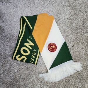 Jameson Irish Whiskey Winter Scarf Limited Edition With Embroidered Patches 6x60